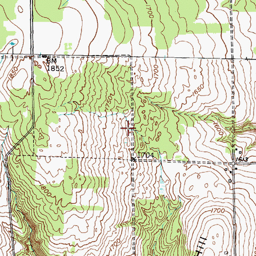 Topographic Map of Potomac Trail, NY