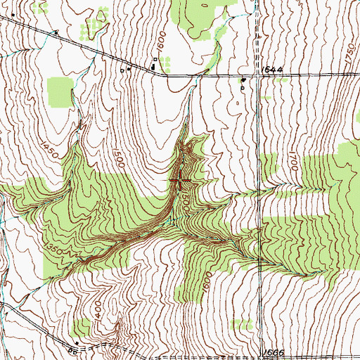 Topographic Map of Ravine Trail, NY