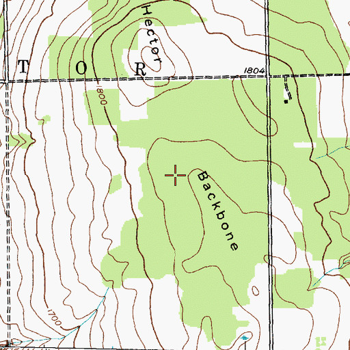 Topographic Map of Interloken Trail, NY