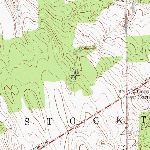 Topographic Map of Chautauqua County, NY
