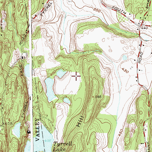 Topographic Map of Dutchess County, NY