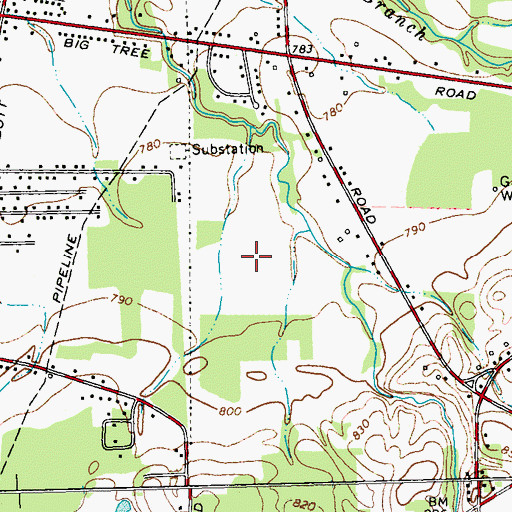 Topographic Map of Erie County, NY