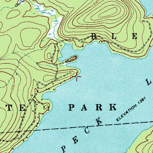 Topographic Map of Fulton County, NY