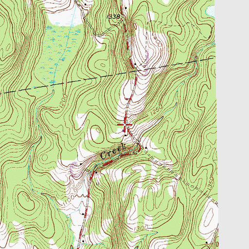 Topographic Map of Rensselaer County, NY