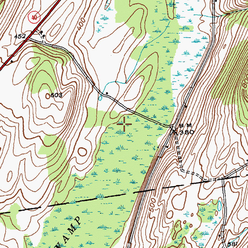 Topographic Map of Washington County, NY