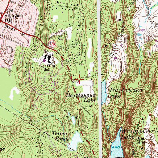 Topographic Map of Westchester County, NY