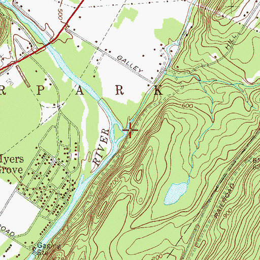 Topographic Map of Basher Kill, NY
