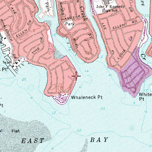 Topographic Map of Cedar Swamp Creek, NY