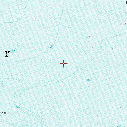 Topographic Map of Gardiners Bay, NY