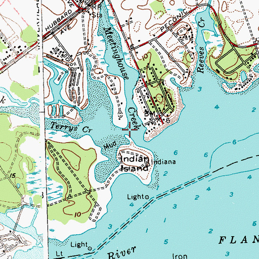 Topographic Map of Terrys Creek, NY