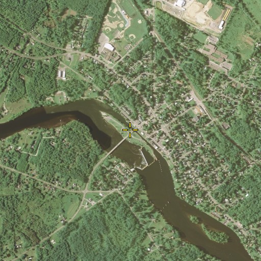Aerial/Satellite Image of Lock Number 1, NY