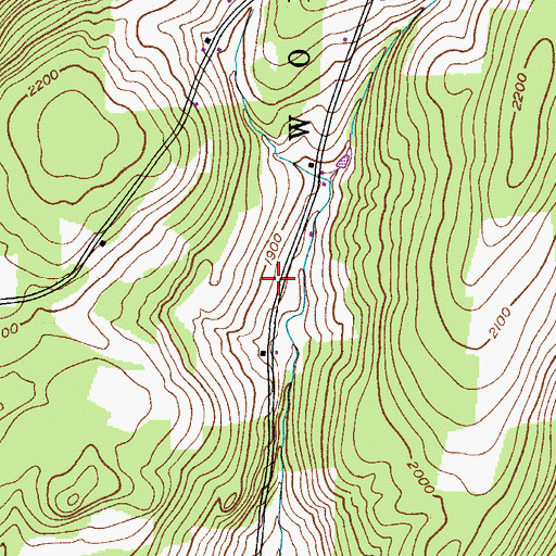 Topographic Map of School Number 11 (historical), NY