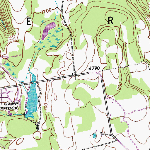 Topographic Map of School Number 11 (historical), NY