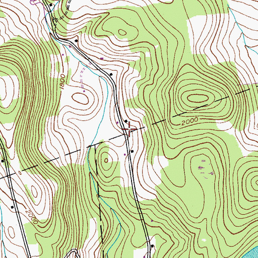 Topographic Map of School Number 11 (historical), NY