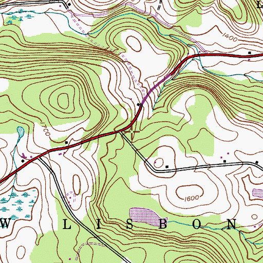 Topographic Map of School Number 11 (historical), NY