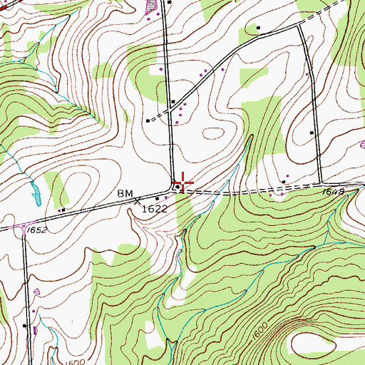 Topographic Map of School Number 11 (historical), NY