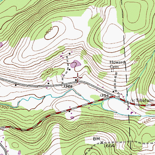 Topographic Map of School Number 12 (historical), NY