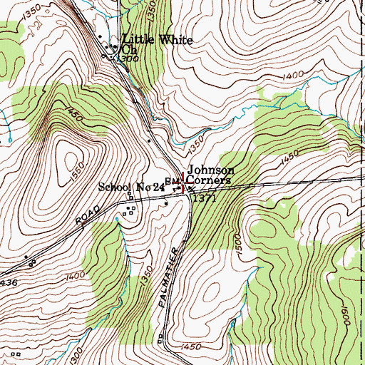 Topographic Map of School Number 24 (historical), NY