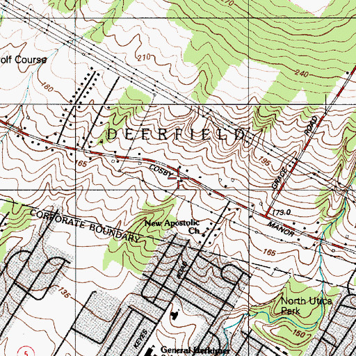 Topographic Map of School Number 3 (historical), NY