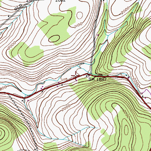 Topographic Map of School Number 5 (historical), NY