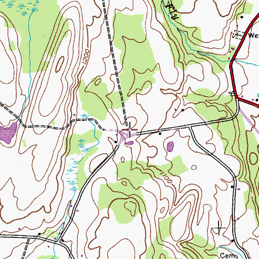 Topographic Map of School Number 5 (historical), NY