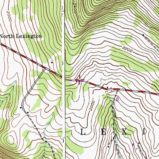 Topographic Map of School Number 6 (historical), NY