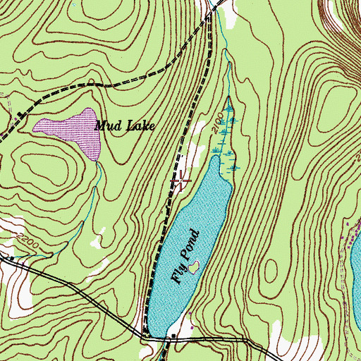 Topographic Map of School Number 6 (historical), NY