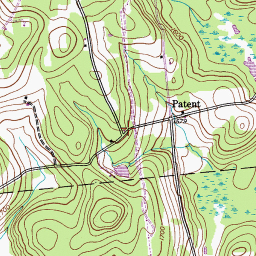 Topographic Map of School Number 6 (historical), NY