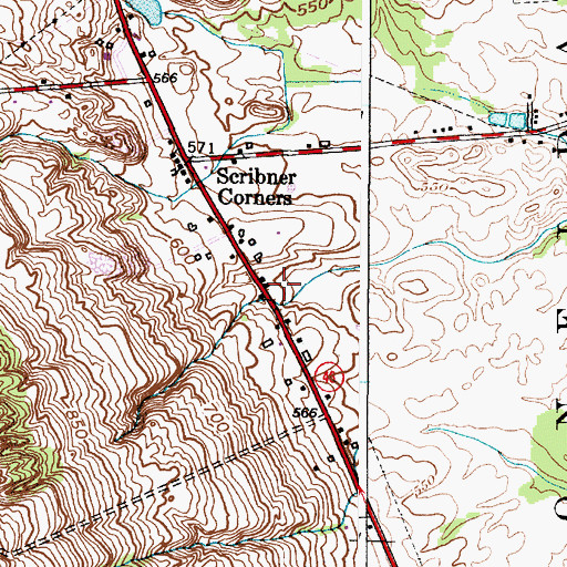 Topographic Map of School Number 6 (historical), NY