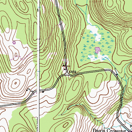 Topographic Map of School Number 8 (historical), NY