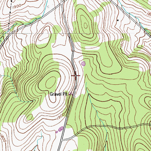 Topographic Map of School Number 8 (historical), NY