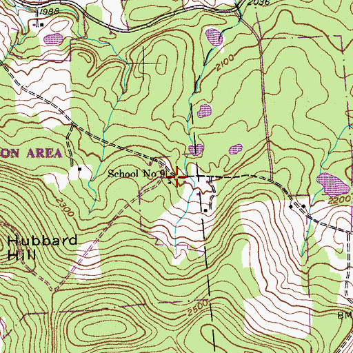 Topographic Map of School Number 9 (historical), NY