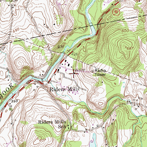 Topographic Map of TGP-254 Heliport, NY