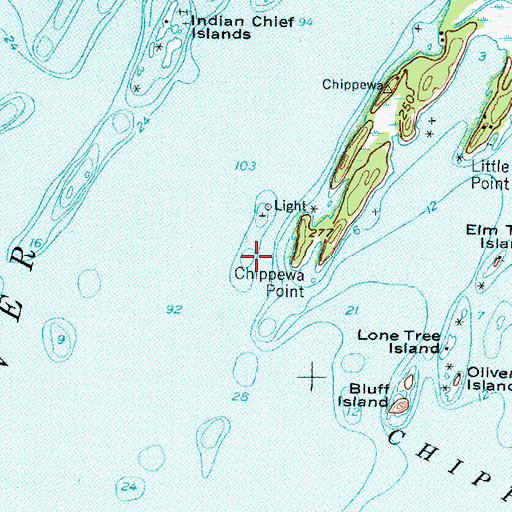 Topographic Map of Superior Shoal, NY