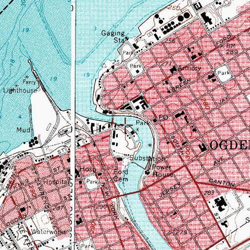 Topographic Map of Cubbys Marina, NY