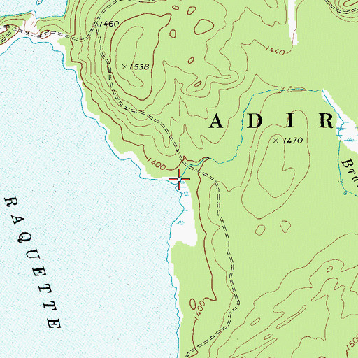 Topographic Map of Brandy Brook, NY