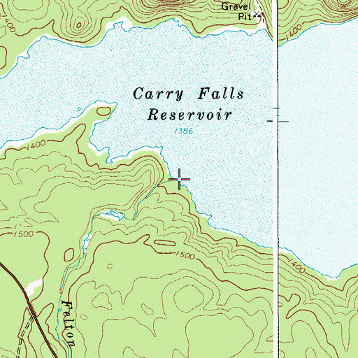 Topographic Map of Felton Brook, NY