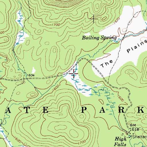 Topographic Map of Glasby Creek, NY