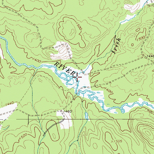Topographic Map of Irish Brook, NY
