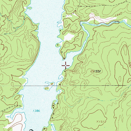 Topographic Map of Jordan River, NY