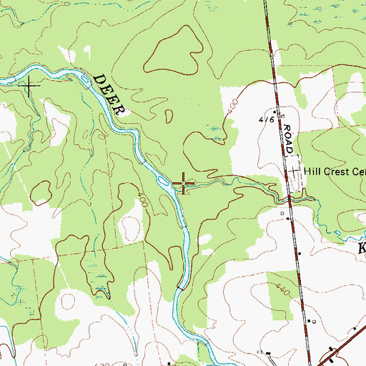 Topographic Map of Kingston Brook, NY
