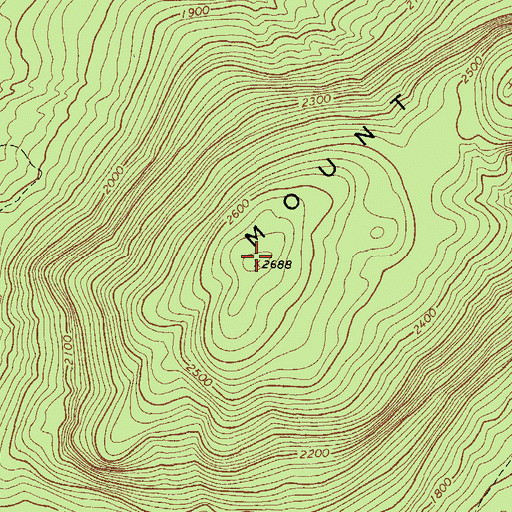 Topographic Map of Mount Matumbla, NY