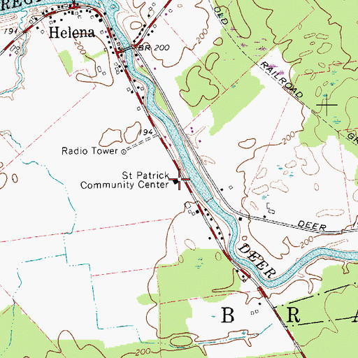 Topographic Map of Saint Patrick Community Center, NY