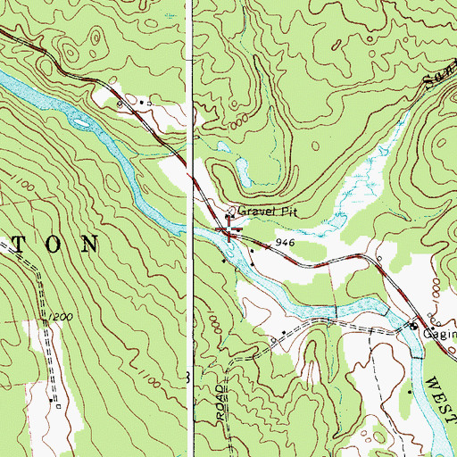 Topographic Map of Santimaw Brook, NY