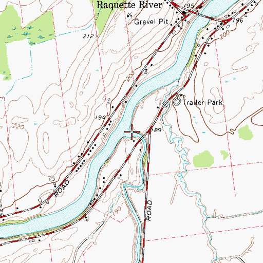 Topographic Map of Squeak Brook, NY