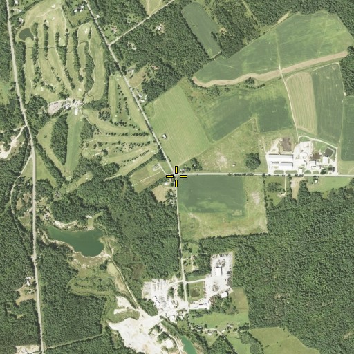 Aerial/Satellite Image of Stafford Corners, NY