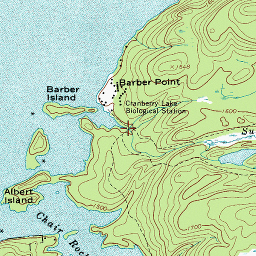 Topographic Map of Sucker Brook, NY