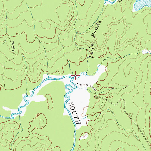 Topographic Map of Twin Ponds Outlet, NY