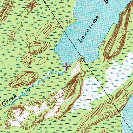Topographic Map of Black Creek, NY