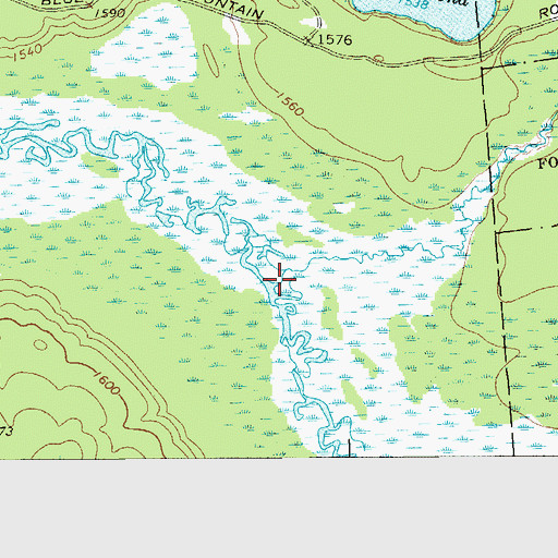 Topographic Map of Quebec Brook, NY